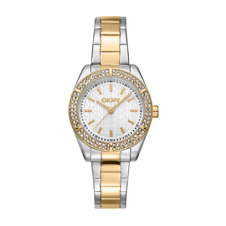 Quartz Silver Round Dial Women's Watch - DK1L107M0085