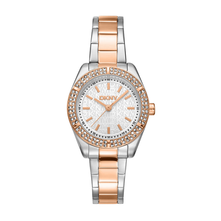 Quartz Silver Round Dial Women's Watch - DK1L107M0095
