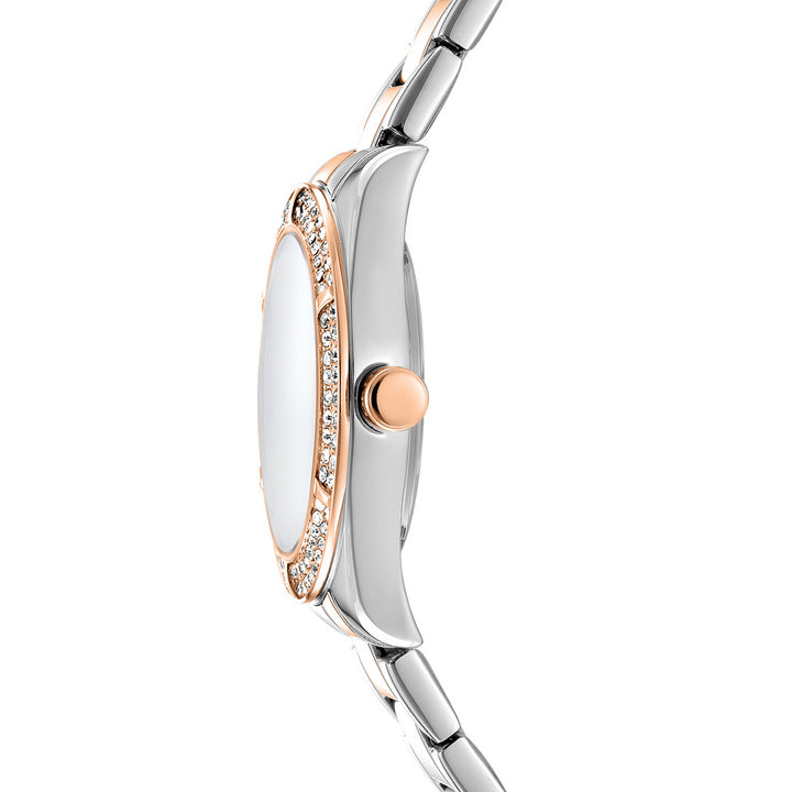 Quartz Silver Round Dial Women's Watch - DK1L107M0095
