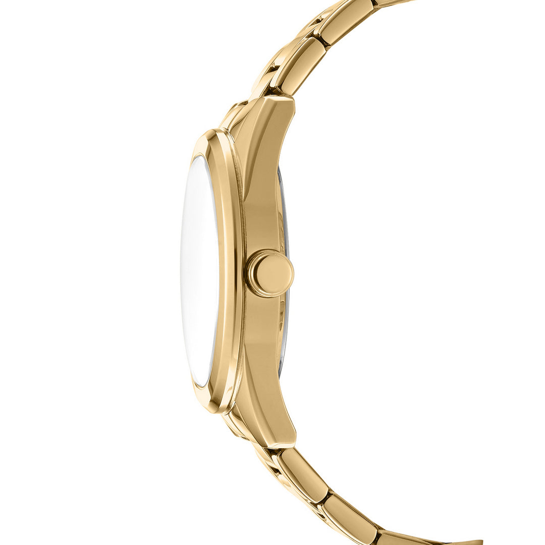 Multifunction Gold Round Dial Women's Watch - DK1L109M0045