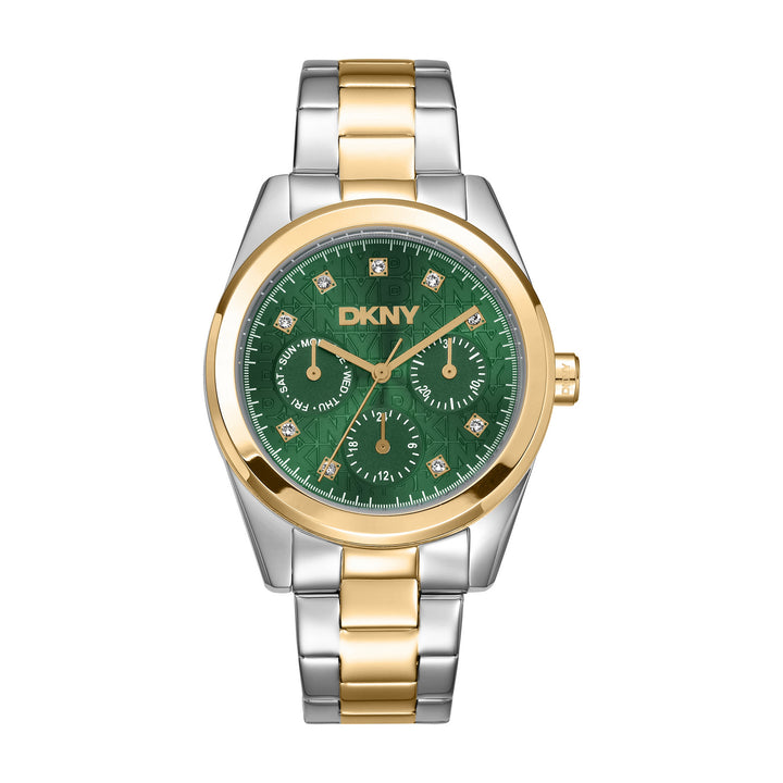 Multifunction Green Round Dial Women's Watch - DK1L109M0075