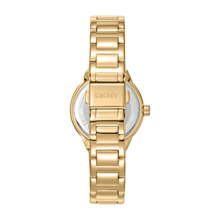 Everyday Quartz Gold Round Dial Women's Watch - DK1L110M0055