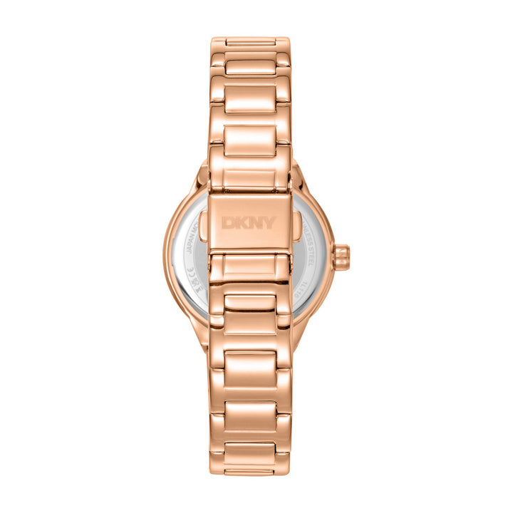 Everyday Quartz Rose Gold Round Dial Women's Watch - DK1L110M0065