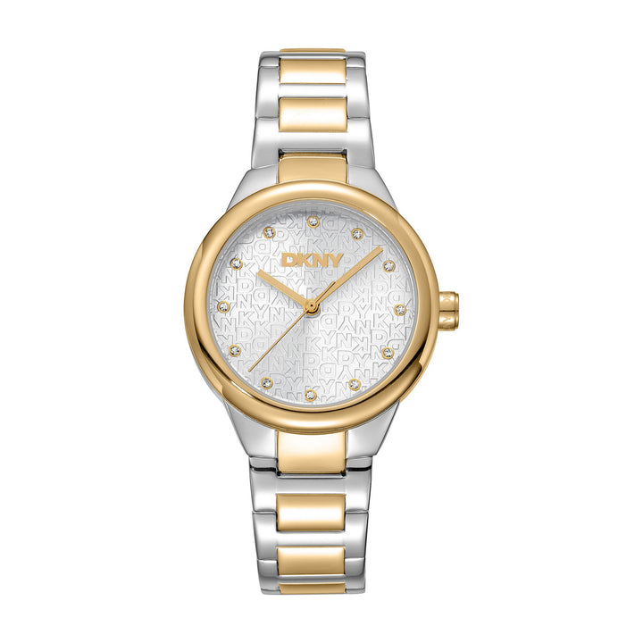 Everyday Quartz Silver Round Dial Women's Watch - DK1L110M0075