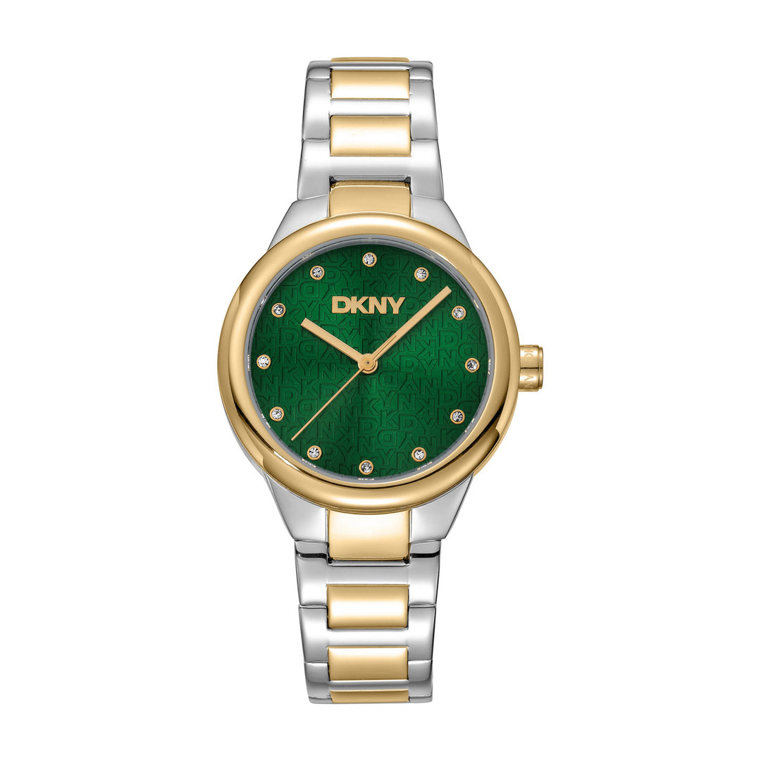 Everyday Quartz Green Round Dial Women's Watch - DK1L110M0085