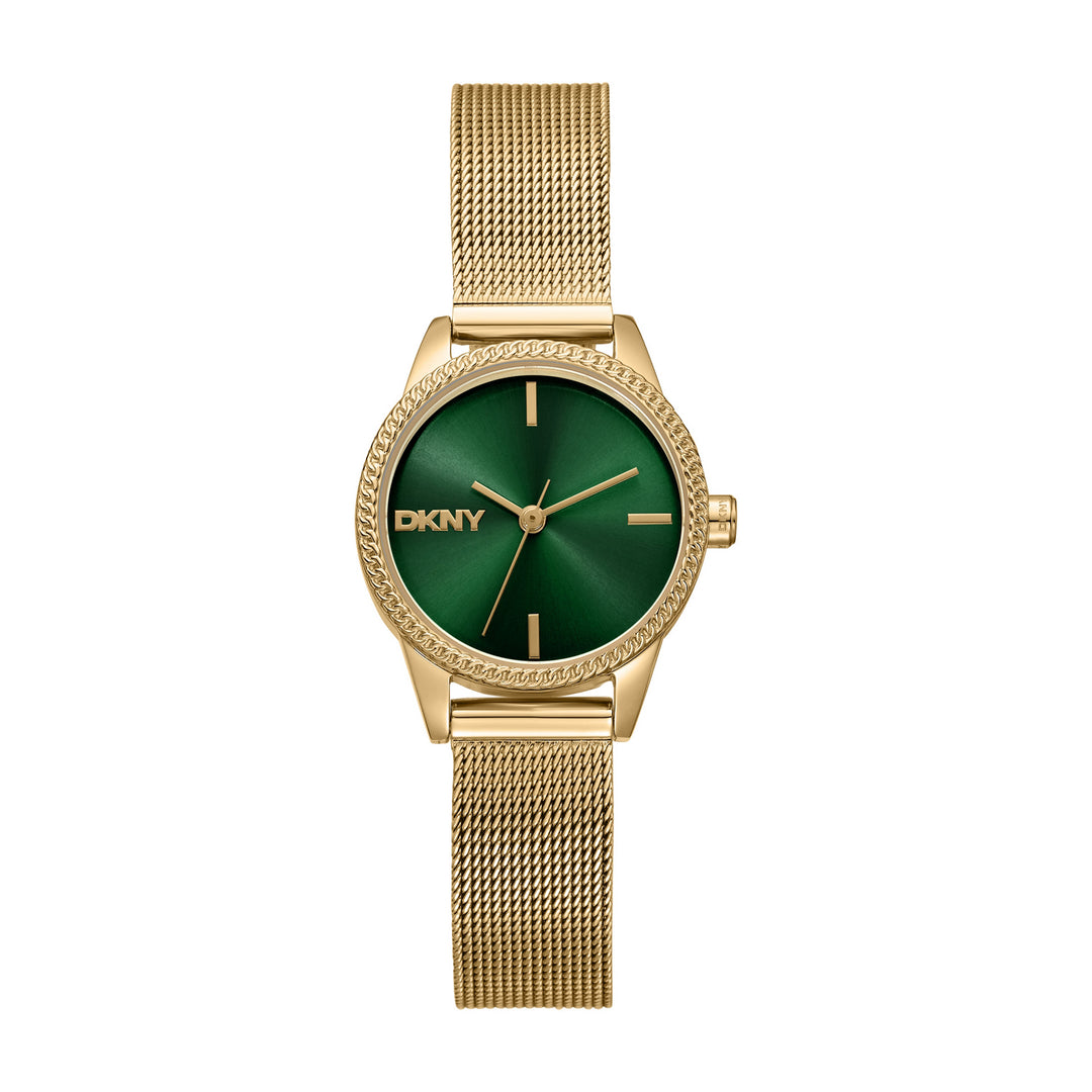 Quartz Green Round Dial Women's Watch - DK1L113M0075