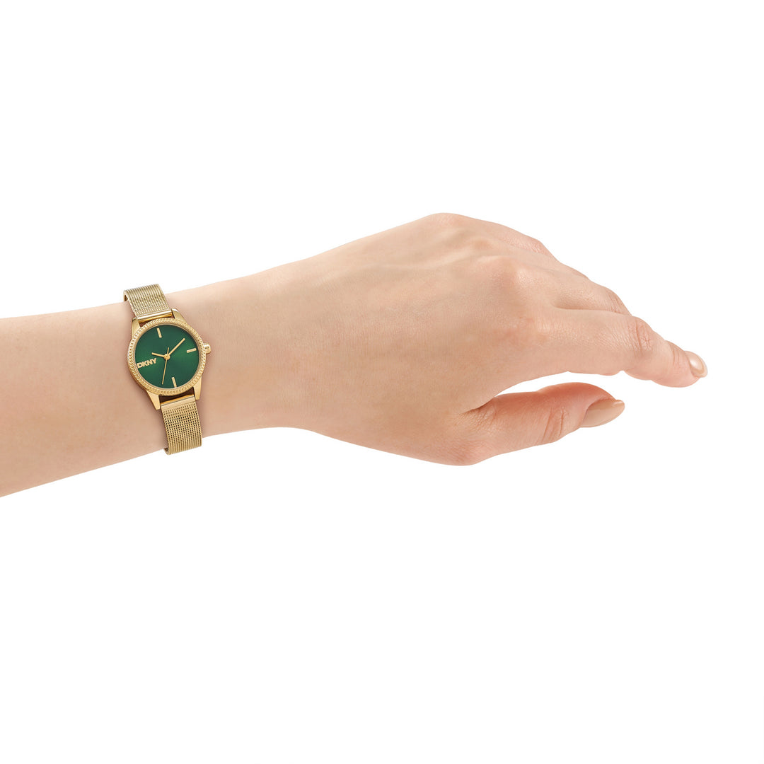 Quartz Green Round Dial Women's Watch - DK1L113M0075