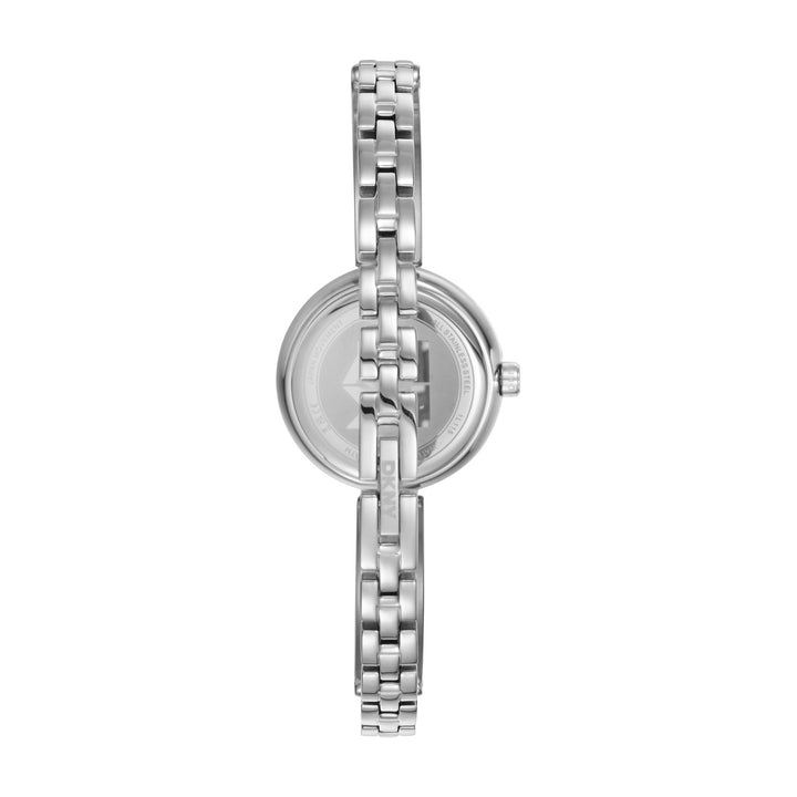 Logo Quartz White Round Dial Women's Watch - DK1L115M0215