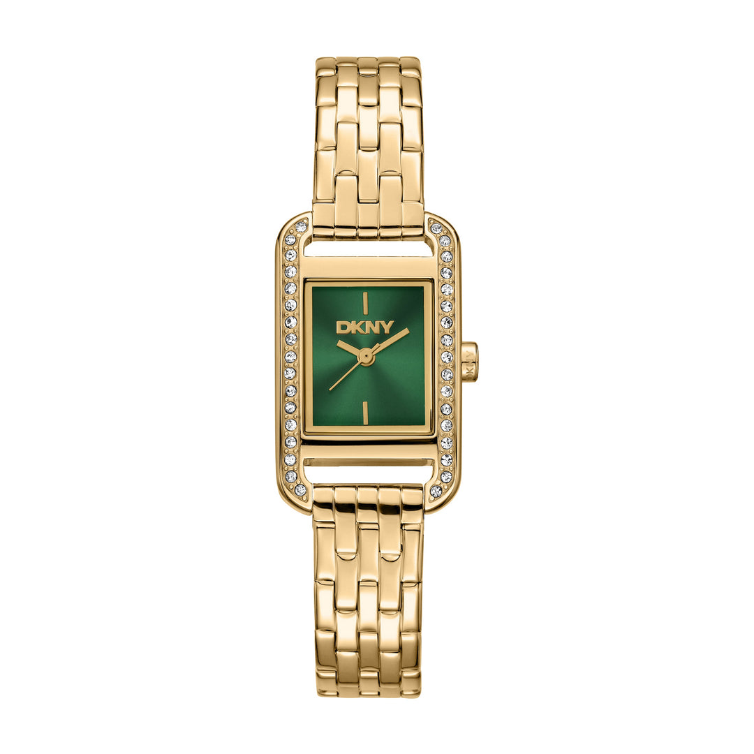 Quartz Green Rectangular Dial Women's Watch - DK1L117M0045