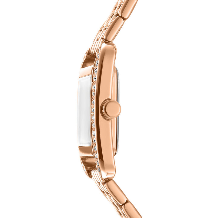 Quartz Silver Rectangular Dial Women's Watch - DK1L117M0055