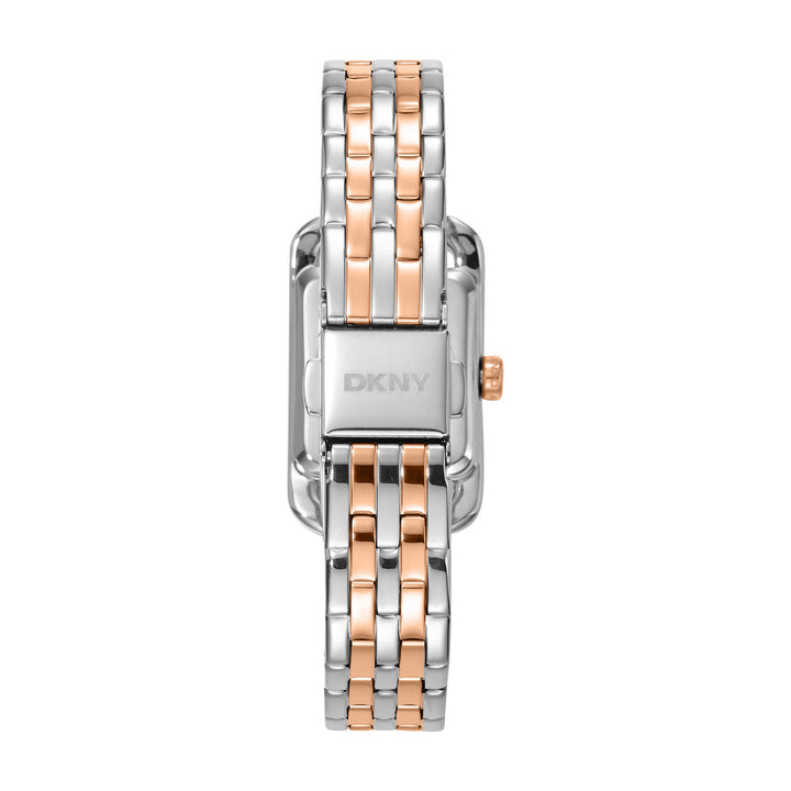 Quartz White Rectangular Dial Women's Watch - DK1L117M0075