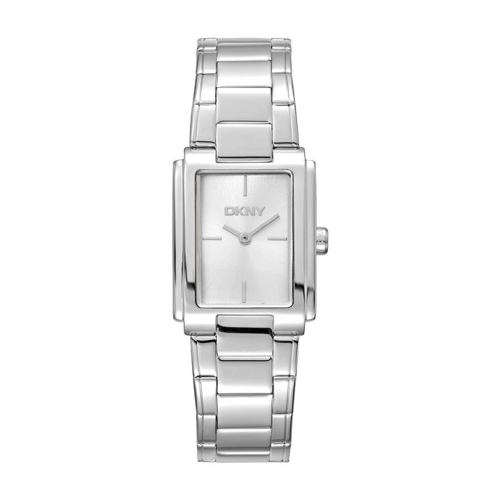 Everyday Quartz Silver Rectangular Dial Women's Watch - DK1L121M0045
