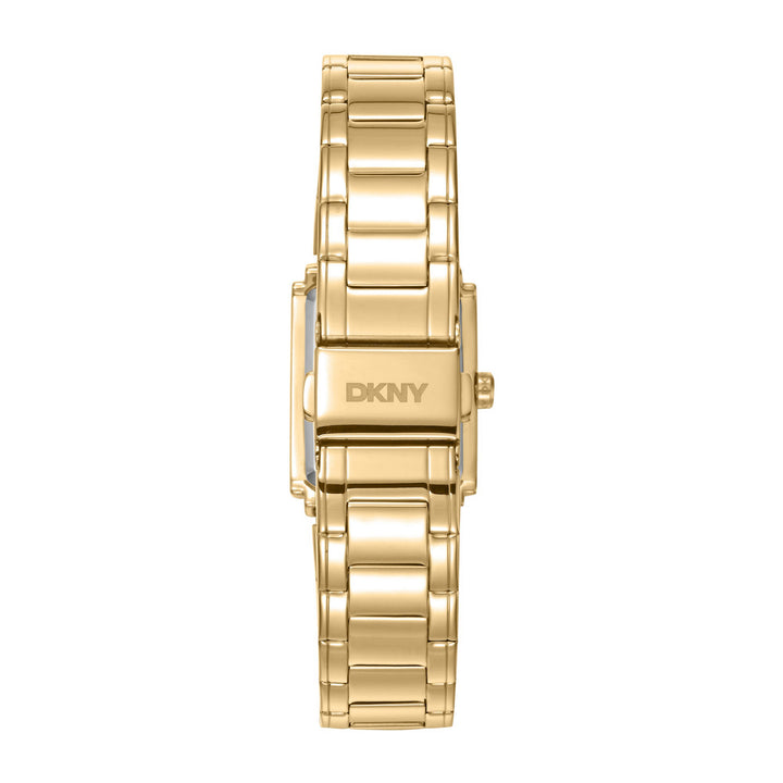 Everyday Quartz Gold Rectangular Dial Women's Watch - DK1L121M0065