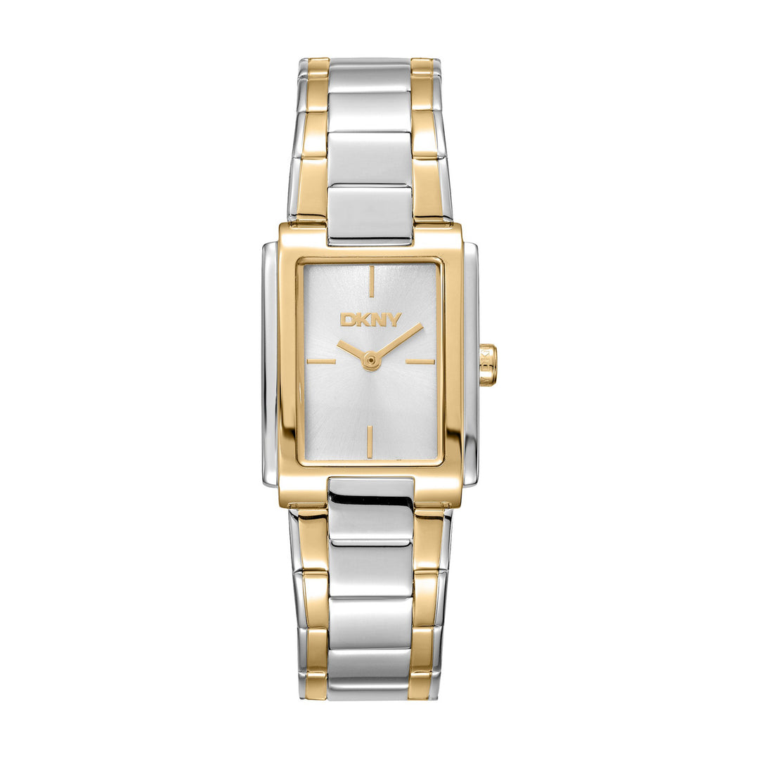 Everyday Quartz Silver Rectangular Dial Women's Watch - DK1L121M0085