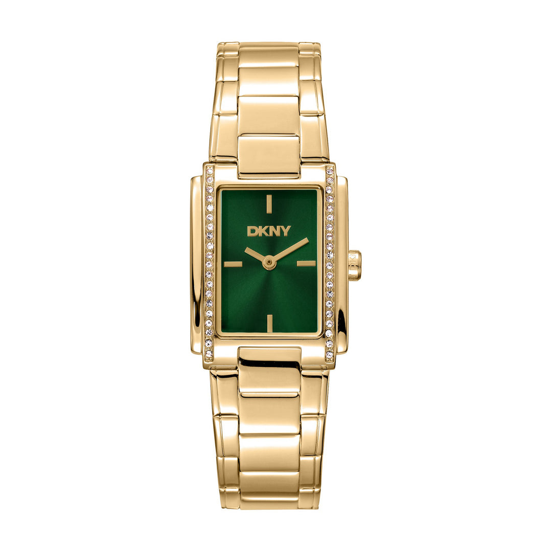 Evening Quartz Green Rectangular Dial Women's Watch - DK1L122M0055