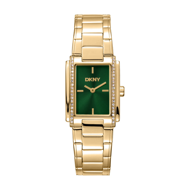 Evening Quartz Green Rectangular Dial Women's Watch - DK1L122M0055
