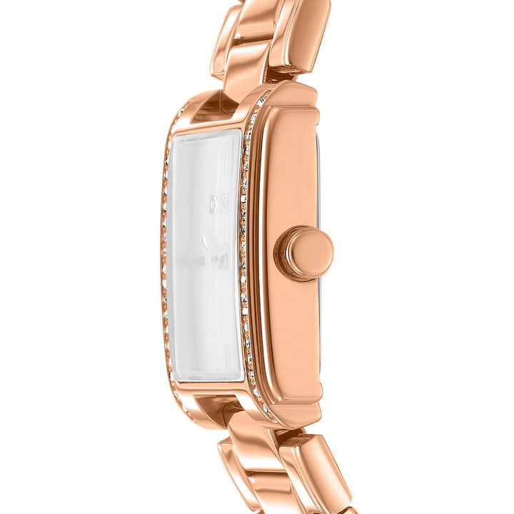 Evening Quartz Blue Rectangular Dial Women's Watch - DK1L122M0065