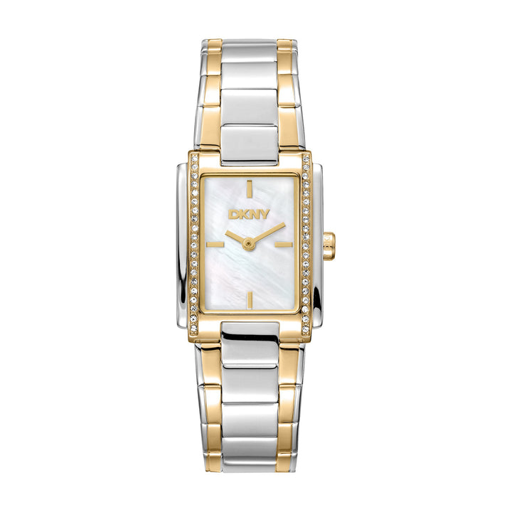 Evening Quartz White Rectangular Dial Women's Watch - DK1L122M0075