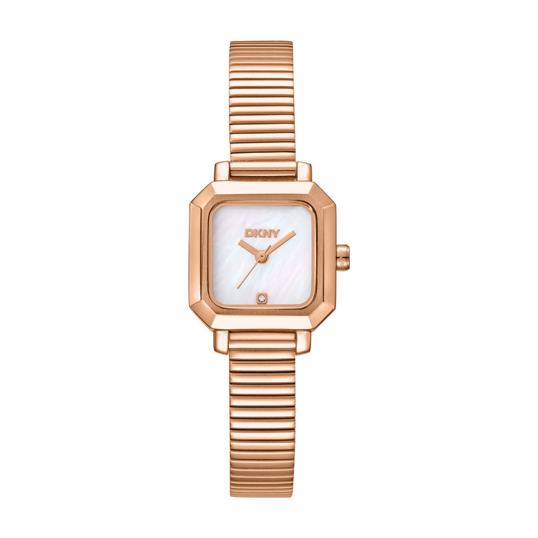 Everyday Quartz White Square Dial Women's Watch - DK1L123M0055