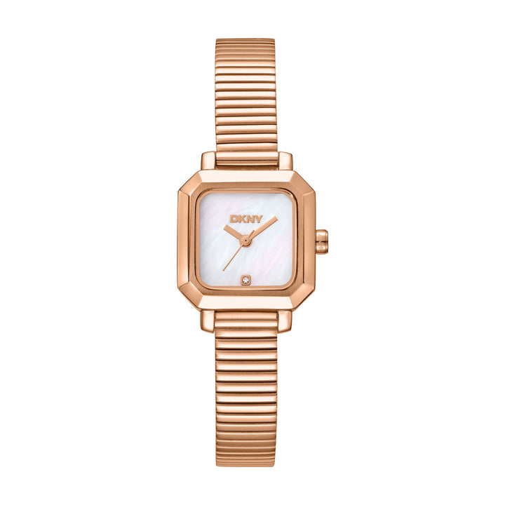 Everyday Quartz White Square Dial Women's Watch - DK1L123M0055