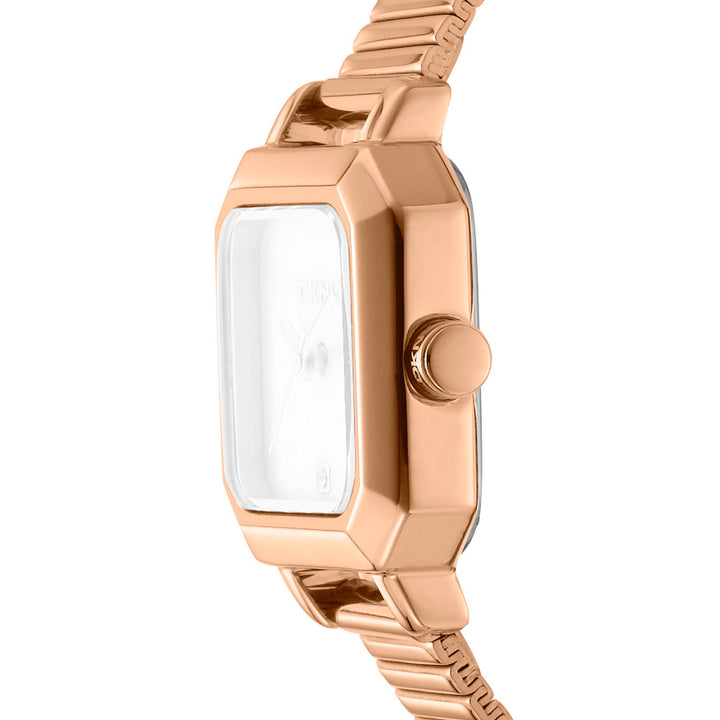 Everyday Quartz White Square Dial Women's Watch - DK1L123M0055