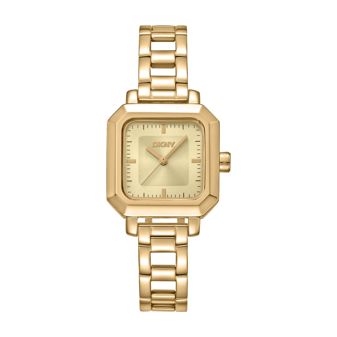 Urban Quartz Gold Square Dial Women's Watch - DK1L124M0035