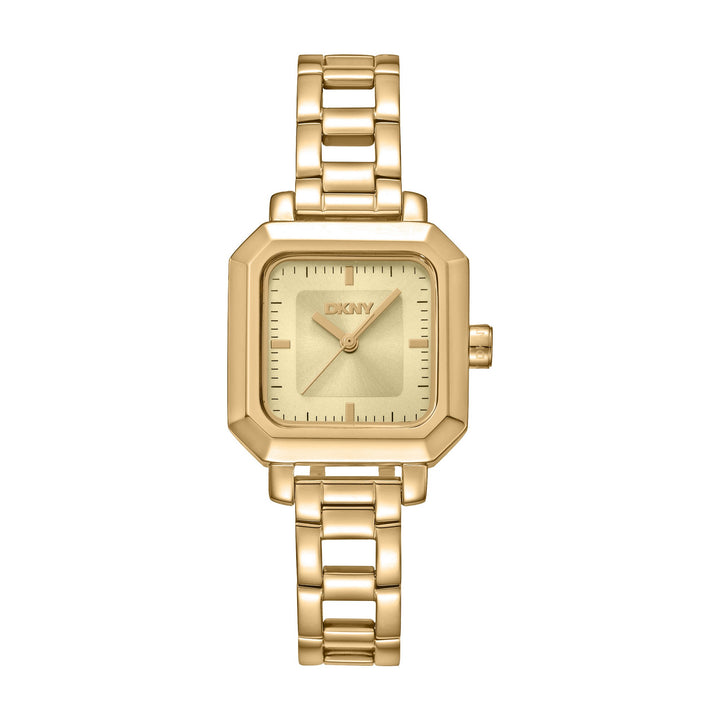 Urban Quartz Gold Square Dial Women's Watch - DK1L124M0035