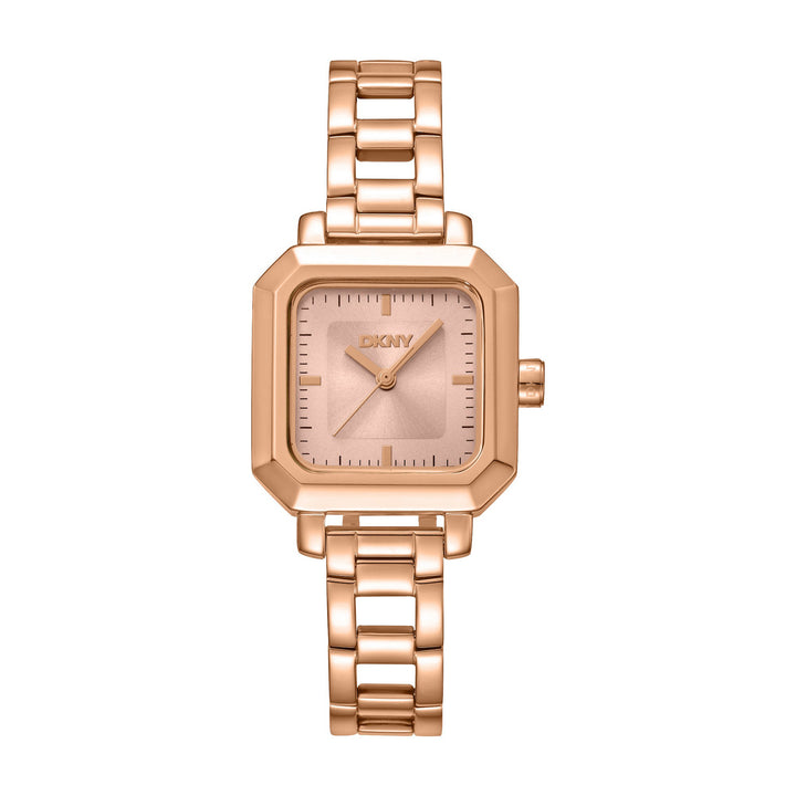 Urban Quartz Rose Gold Rectangular Dial Women's Watch - DK1L124M0055