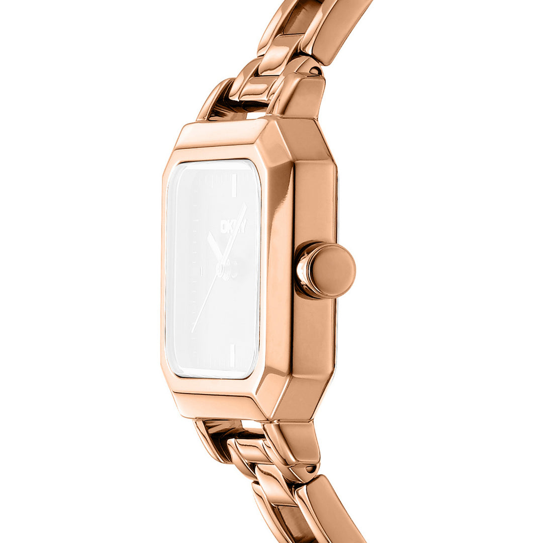Urban Quartz Rose Gold Rectangular Dial Women's Watch - DK1L124M0055