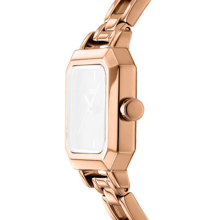 Urban Quartz Rose Gold Rectangular Dial Women's Watch - DK1L124M0055