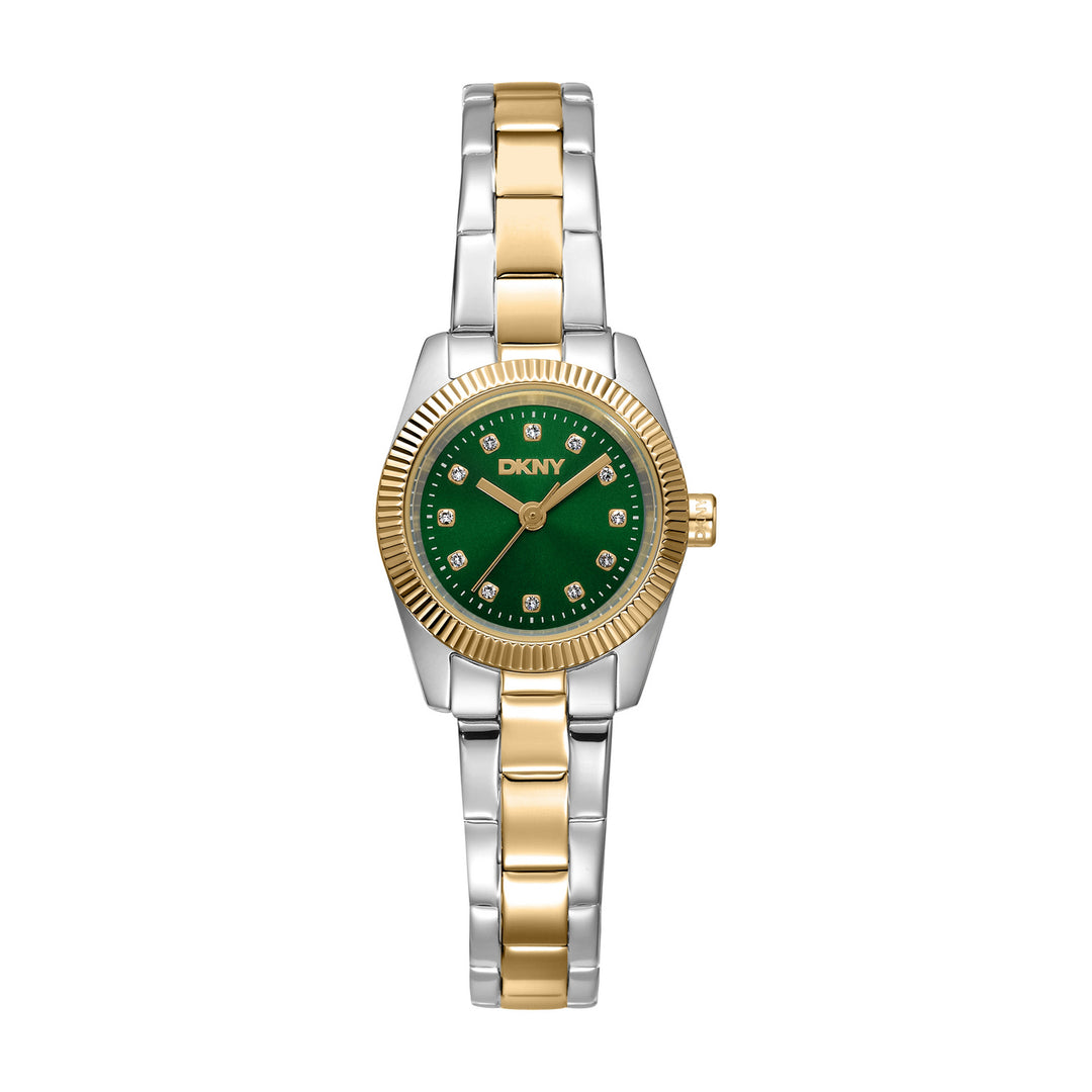 Quartz Green Round Dial Women's Watch - DK1L125M0055
