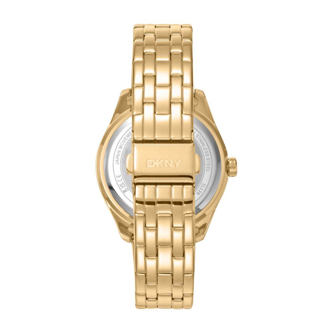 Everyday Multifunction Silver Round Dial Women's Watch - DK1L128M0065