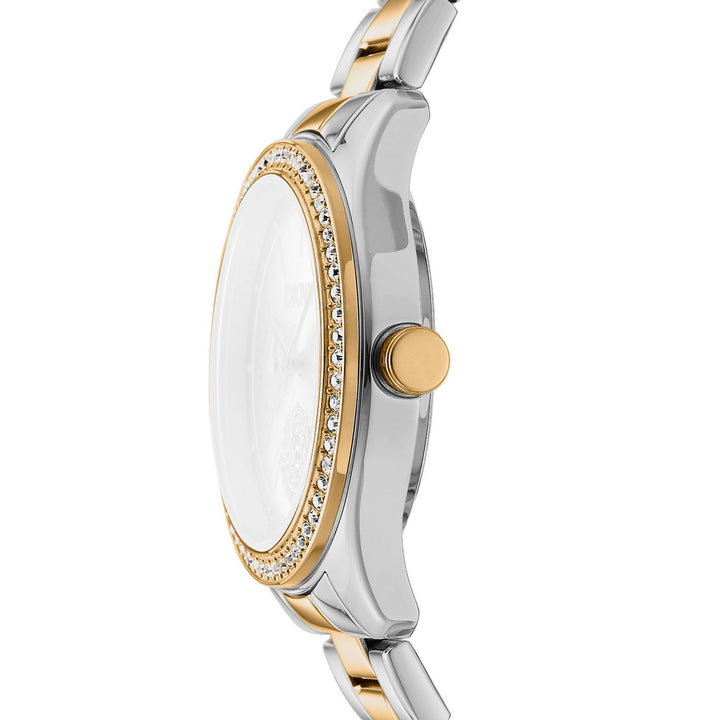 Evening Multifunction Silver Round Dial Women's Watch - DK1L129M0075