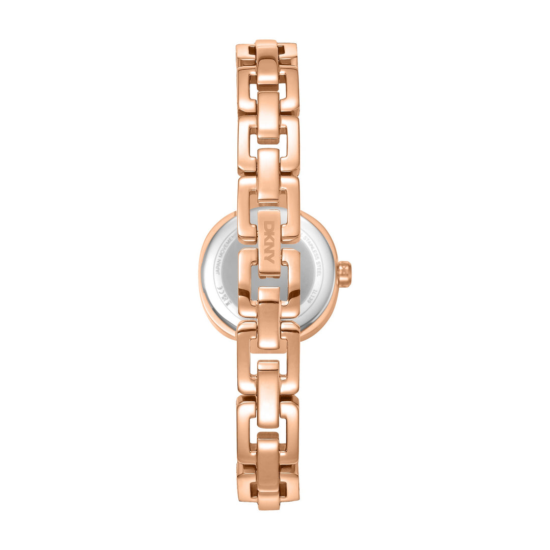 Everyday Quartz Rose Gold Round Dial Women's Watch - DK1L139M0045