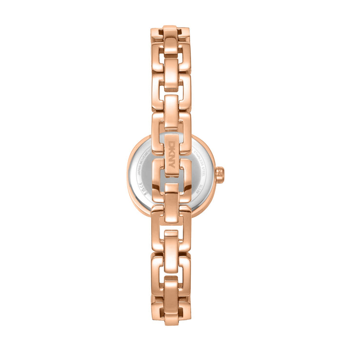 Everyday Quartz Rose Gold Round Dial Women's Watch - DK1L139M0045