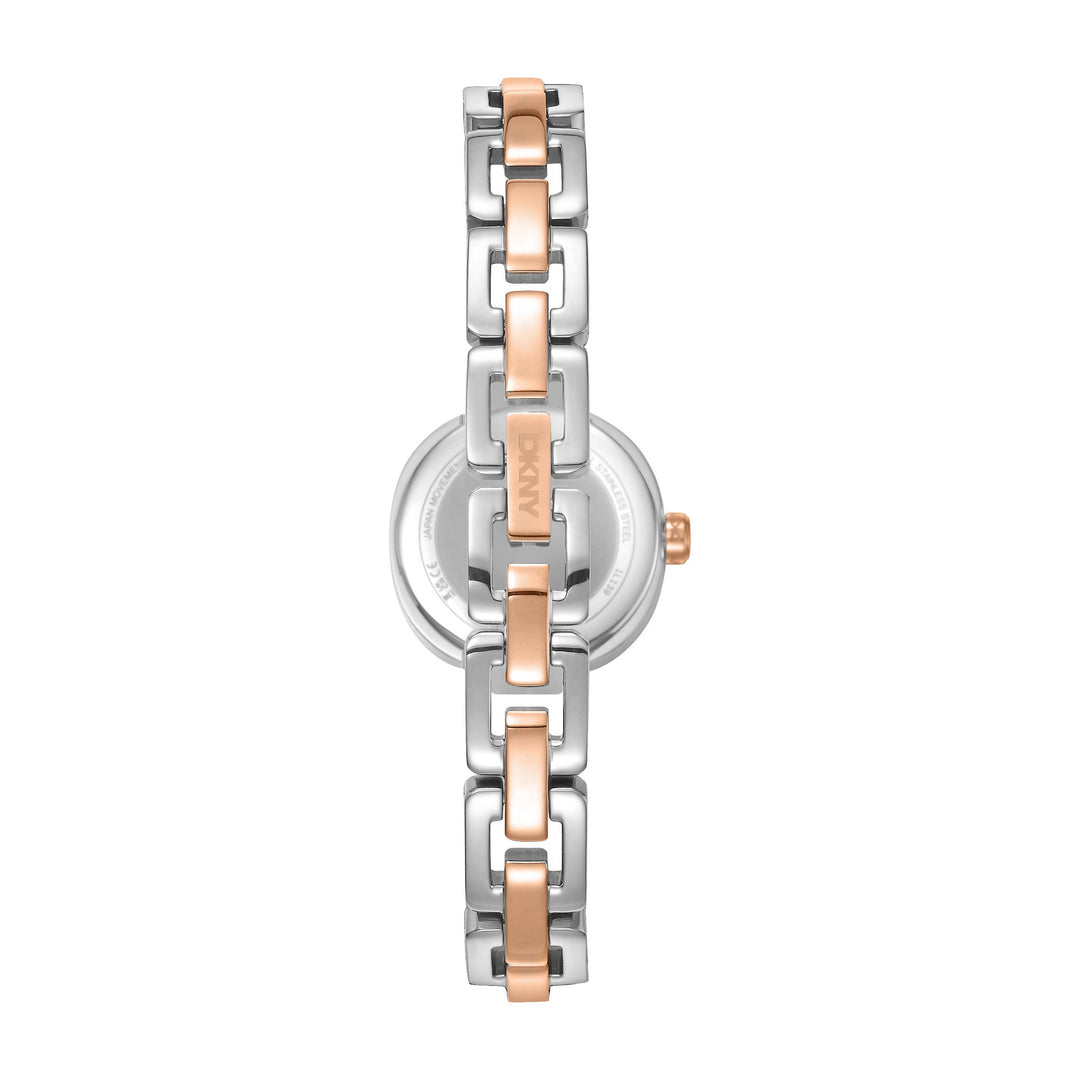 Everyday Quartz Silver Round Dial Women's Watch - DK1L139M0075