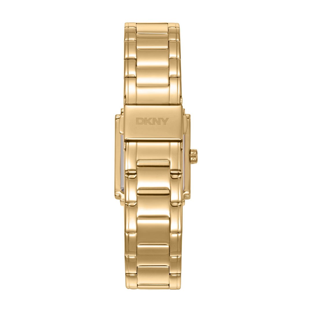 Logo Quartz Silver Rectangular Dial Women's Watch - DK1L140M0025