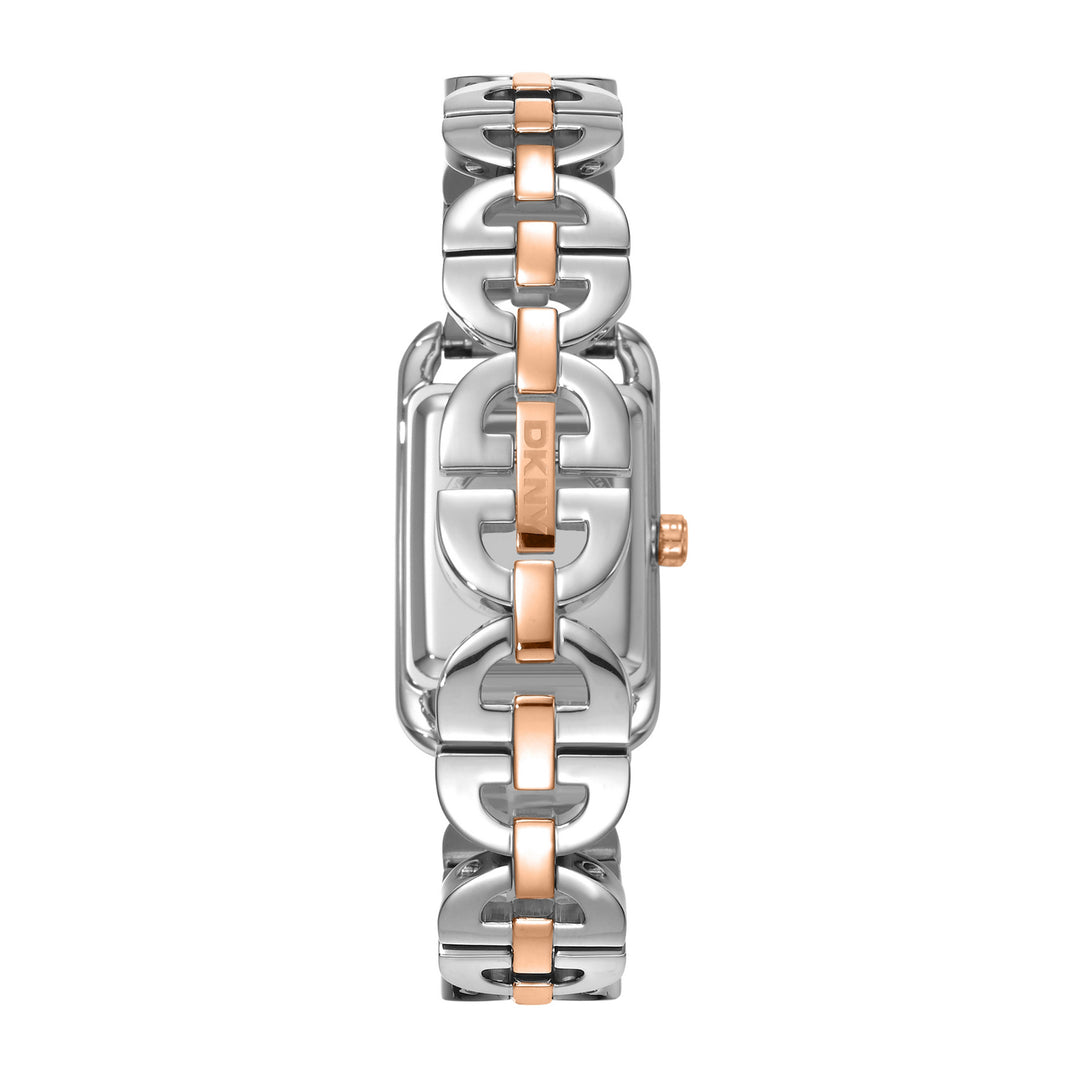 Quartz Silver Rectangular Dial Women's Watch - DK1L142M0275