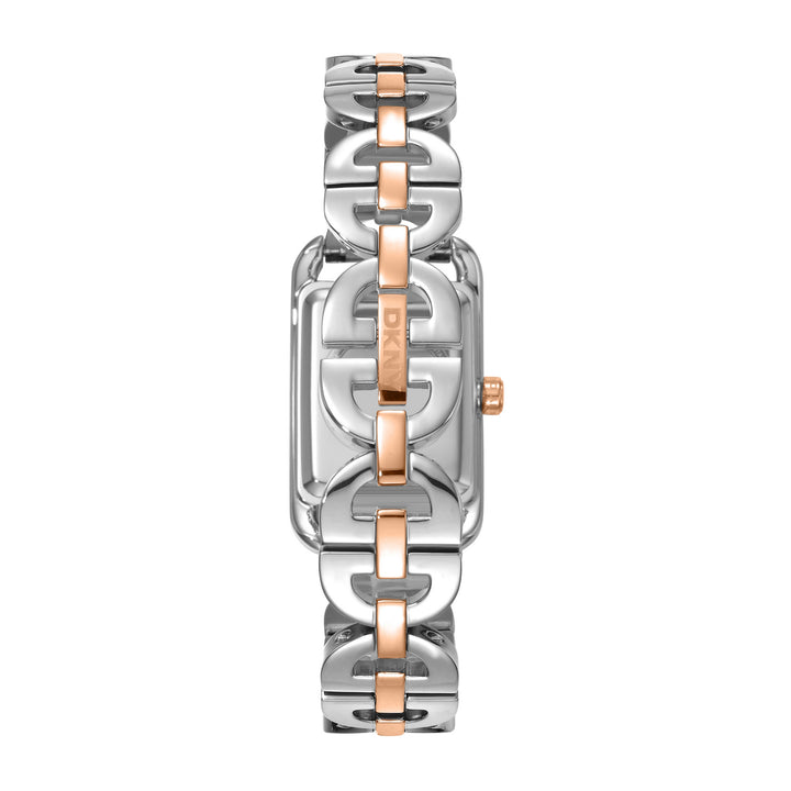 Quartz Silver Rectangular Dial Women's Watch - DK1L142M0275