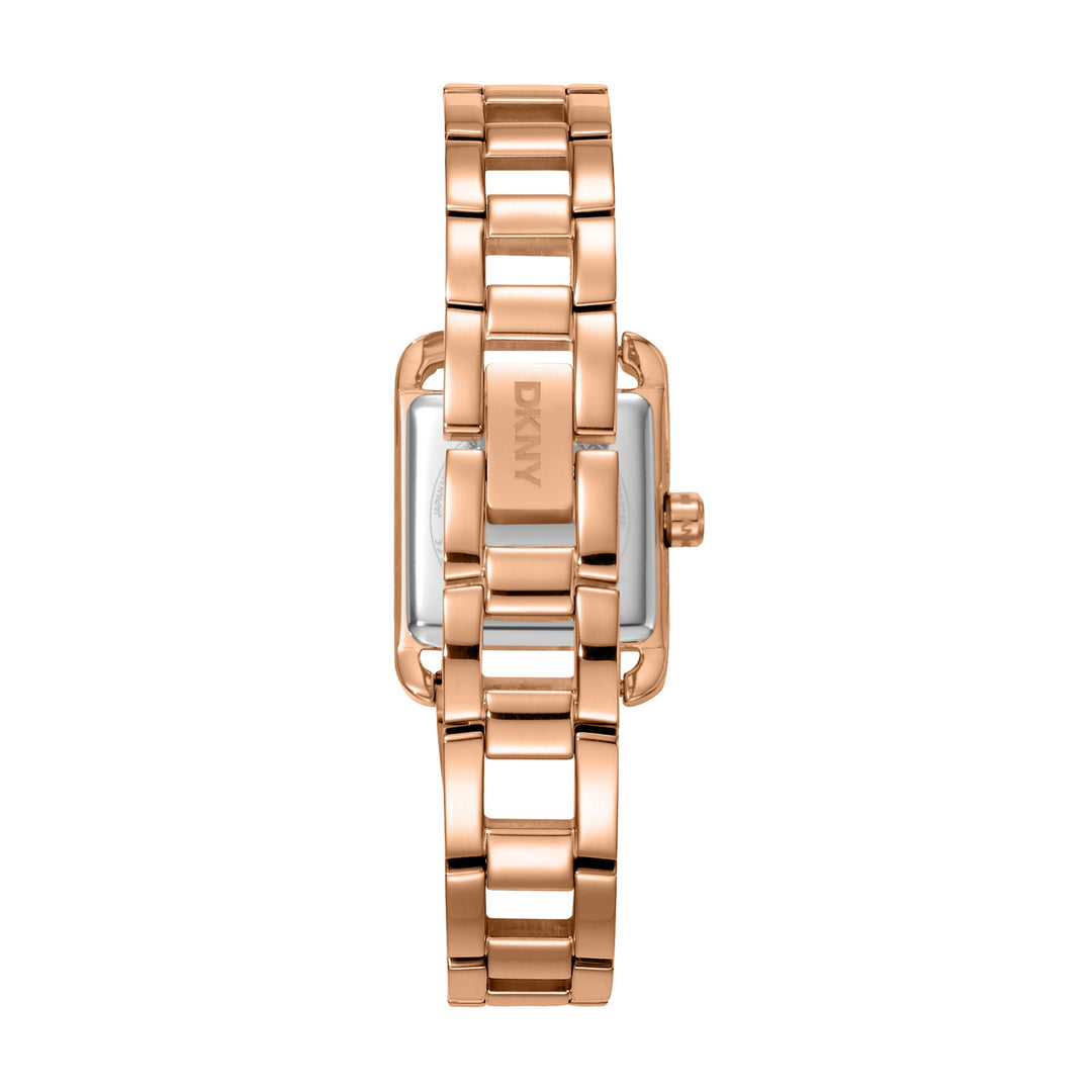 Quartz Rose Gold Square Dial Women's Watch - DK1L143M0045