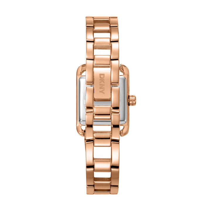Quartz Rose Gold Square Dial Women's Watch - DK1L143M0045