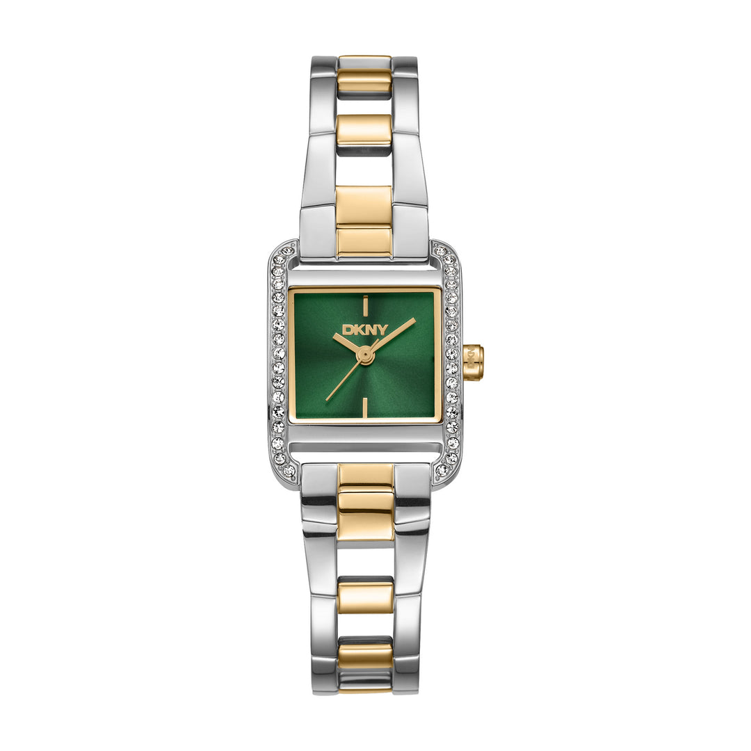 Quartz Green Square Dial Women's Watch - DK1L143M0065