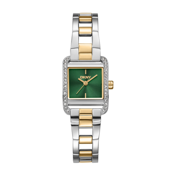 Quartz Green Square Dial Women's Watch - DK1L143M0065