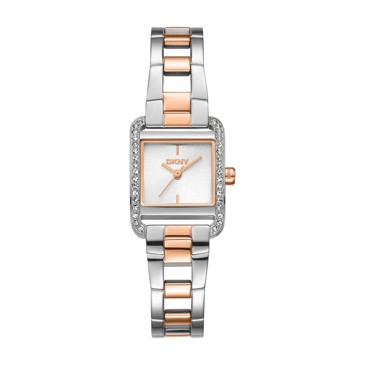 Quartz Silver Square Dial Women's Watch - DK1L143M0075