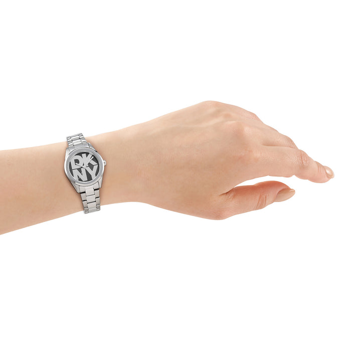 Quartz Black Round Dial Women's Watch - DK1L145M0045