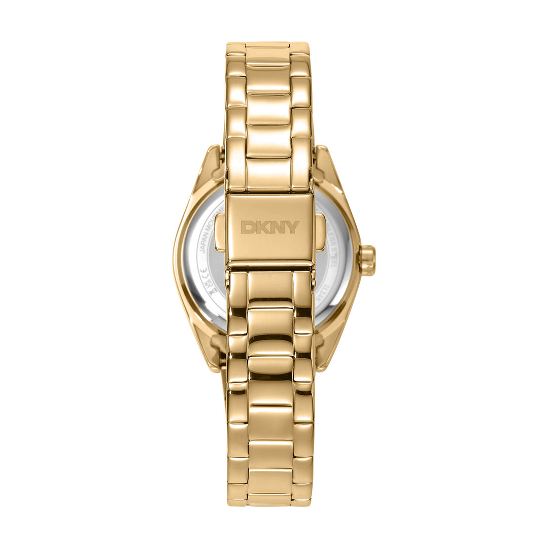 Quartz Gold Round Dial Women's Watch - DK1L145M0055