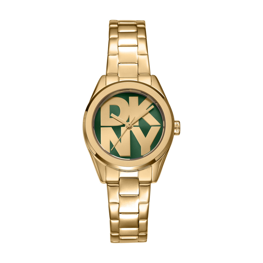 Quartz Green Round Dial Women's Watch - DK1L145M0065