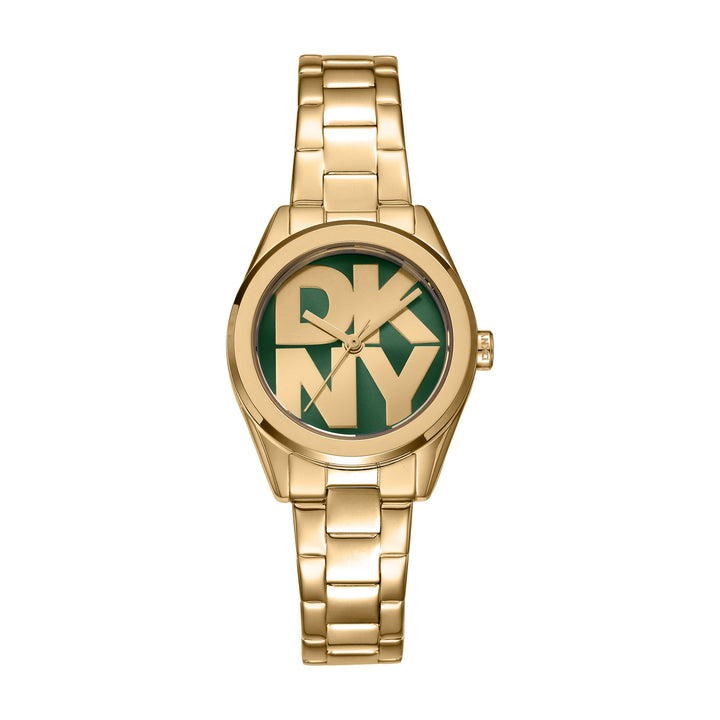 Quartz Green Round Dial Women's Watch - DK1L145M0065