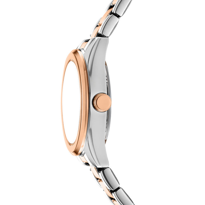 Quartz Silver Round Dial Women's Watch - DK1L145M0105
