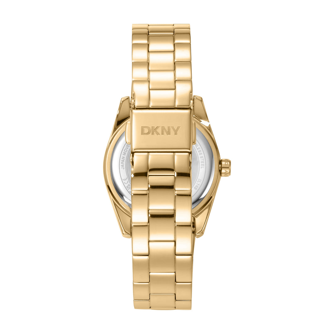 Quartz Gold Round Dial Women's Watch - DK1L148M0025